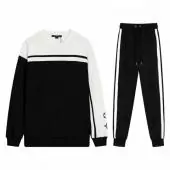 sweatshirt louis vuitton homme sweatshirt jersey baseball patchwork unisexe s_1022354